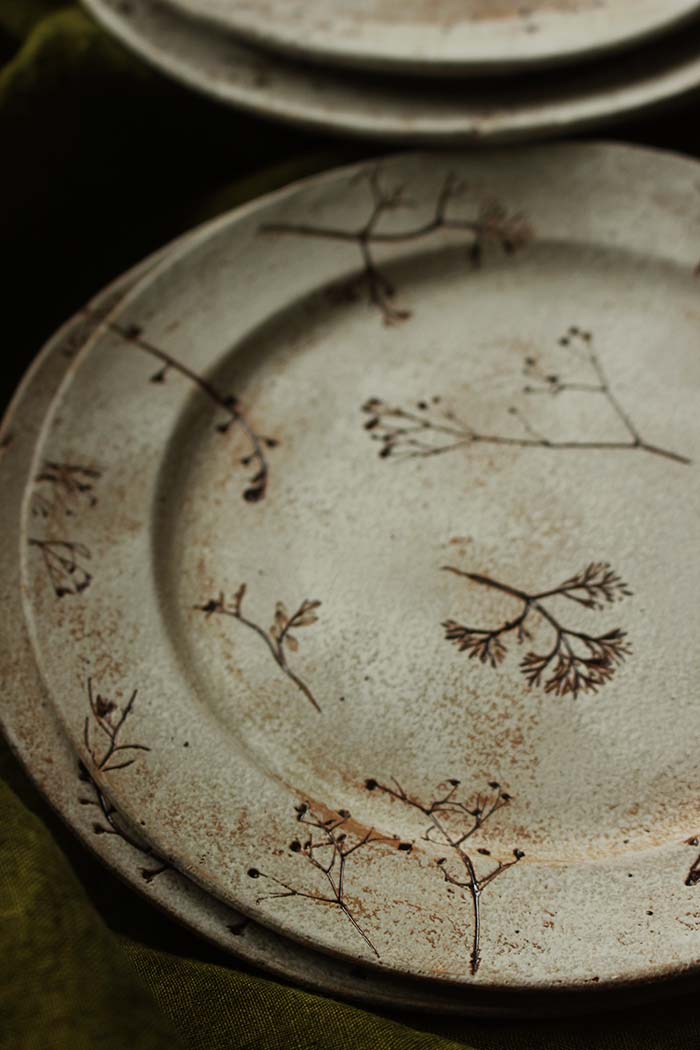 The garden desart plate (bake)